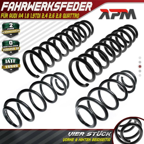 Fahrwerksfeder vorne hinten - 4x,