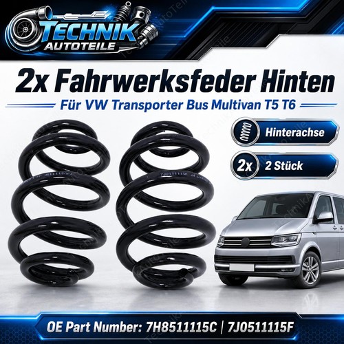 Fahrwerksfeder hinten für - 2x,